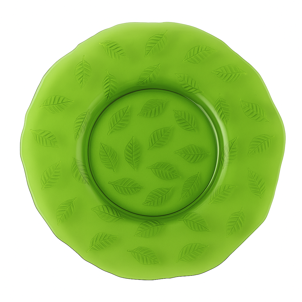 Leaf, Green Charger Plate