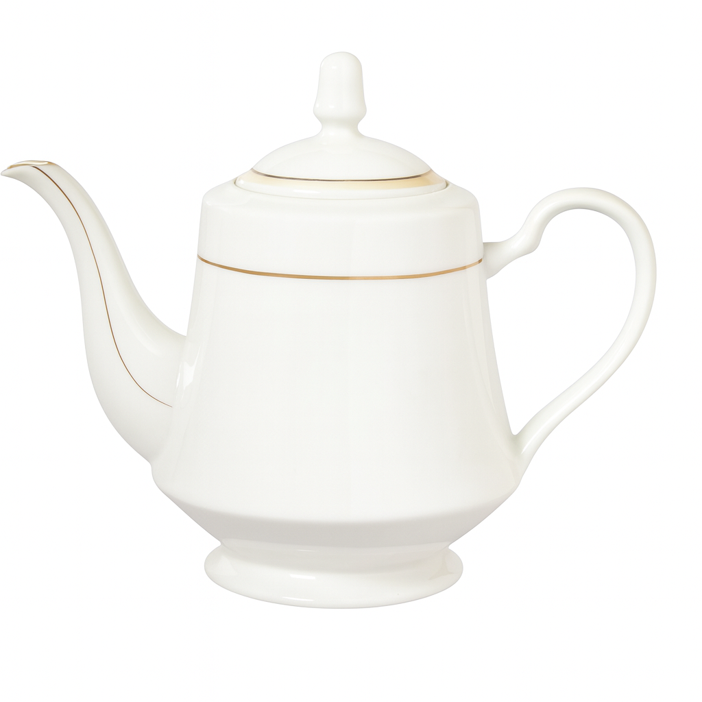 Gold Bands, Ceramic Tea Pot