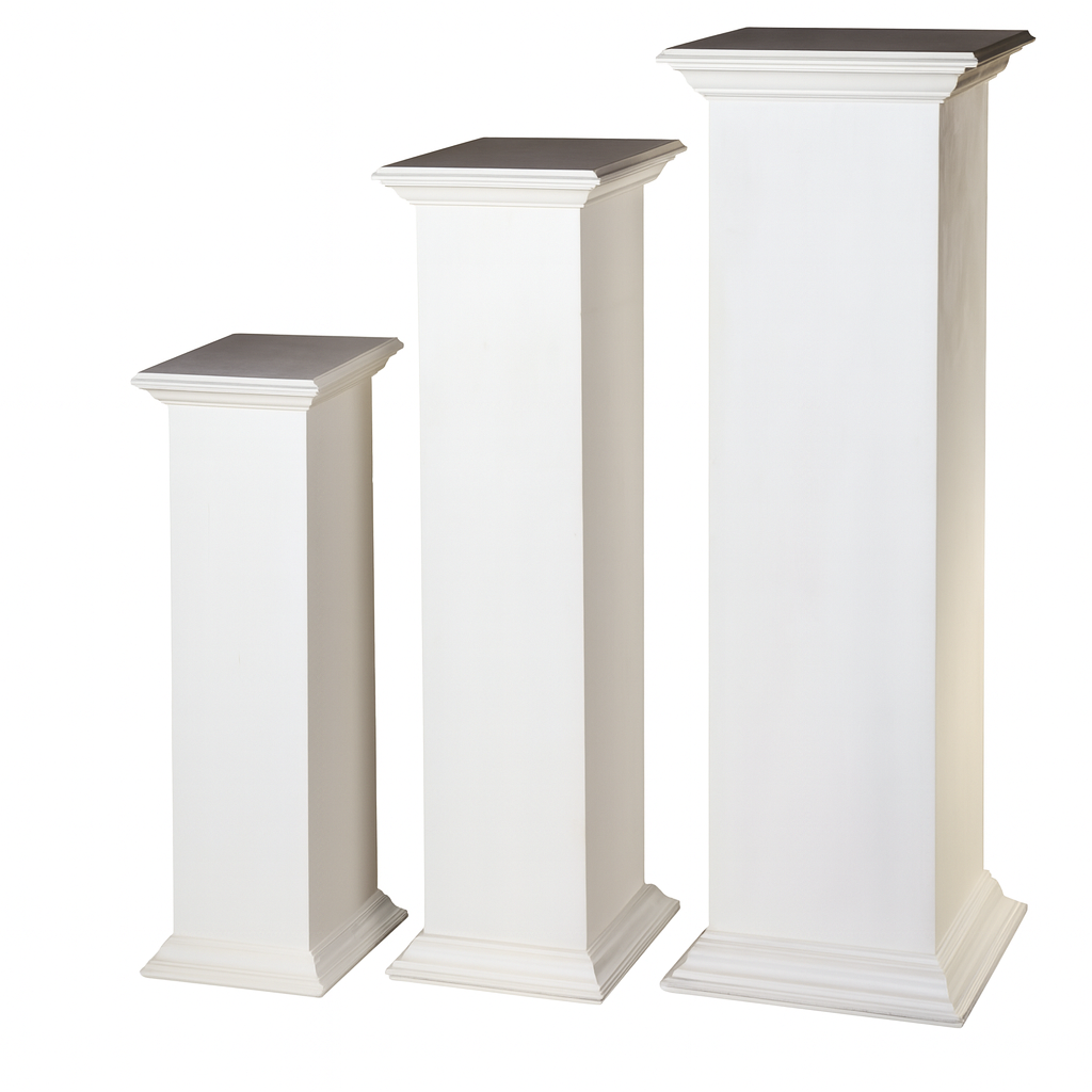 White Wood Columns