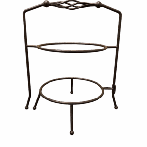 2 Tier Display Round Rust