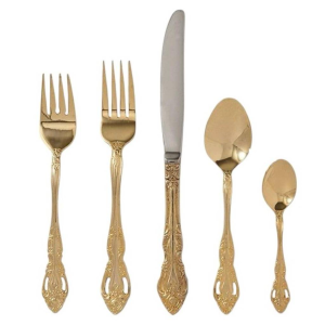 Abbey, Gold Flatware