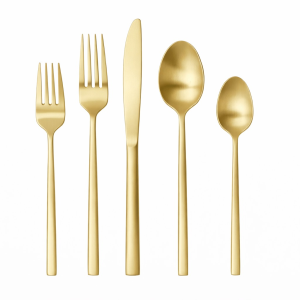 Arezzo, Gold Flatware