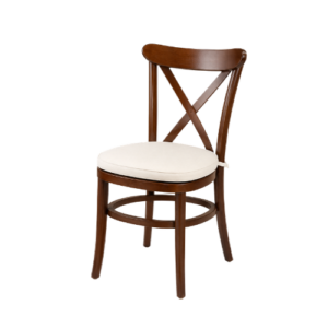 Tuscan, Walnut Cross Back Chair
