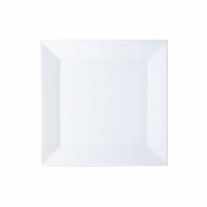 Plaza, 15" White Square Platter