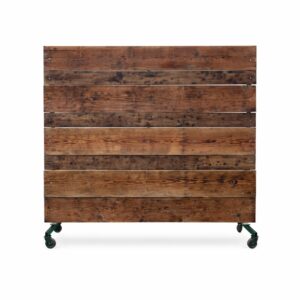 8’ Hacienda Wood Wall with Wheels