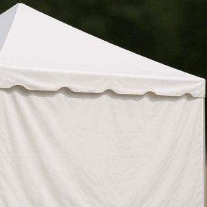 Tent, Solid White Wall