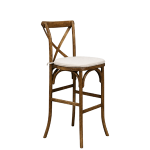Antique CrossBack Barstool