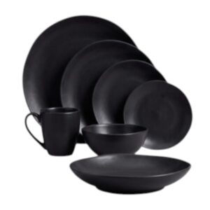 Heirloom, Charcoal Stone Dinnerware