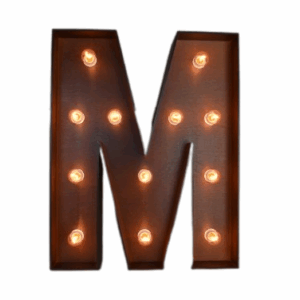 Lighted Marquee Letter, 28" High
