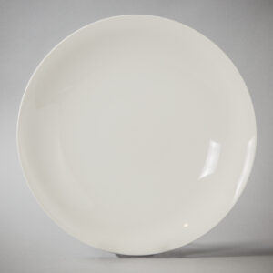 White Round Platter