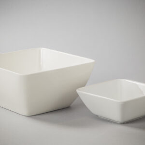 Plaza, White Square Bowls
