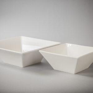 Tavola, 5.75" White Square Bowl