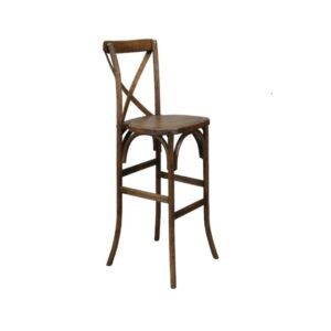 Antique CrossBack Barstool