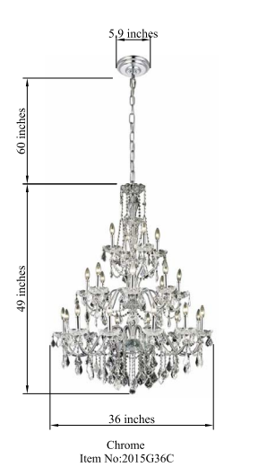 Majesty Crystal Chandelier - Image 2