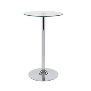 24" Round Glass Top Cocktail Table