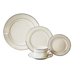 Double Silver Bands, Dinnerware
