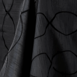 Dupioni Infinity Black