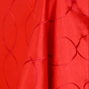 Dupioni Infinity China Red
