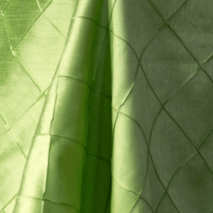 Dupioni Pintuck Apple Green