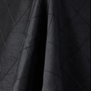 Dupioni Pintuck Black