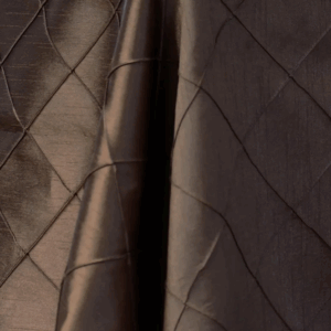 Dupioni Pintuck Chocolate