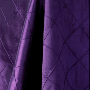 Dupioni Pintuck Eggplant