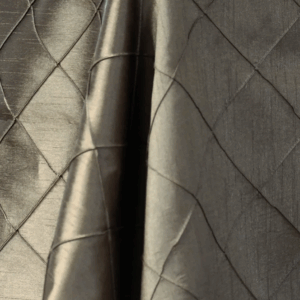 Dupioni Pintuck Ironwood