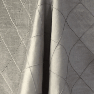 Dupioni Pintuck Silver