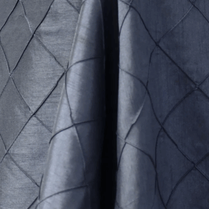 Dupioni Pintuck Slate Blue