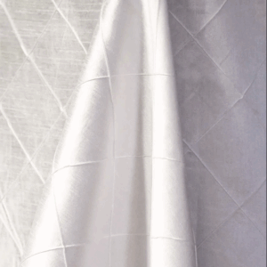 Dupioni Pintuck White
