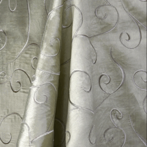 Dupioni Swirl Champagne