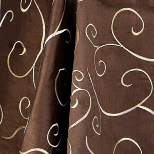 Dupioni Swirl Chocolate