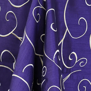 Dupioni Swirl Eggplant