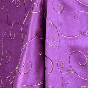 Dupioni Swirl Fuchsia