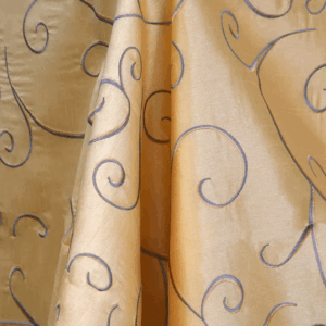 Dupioni Swirl Mimosa