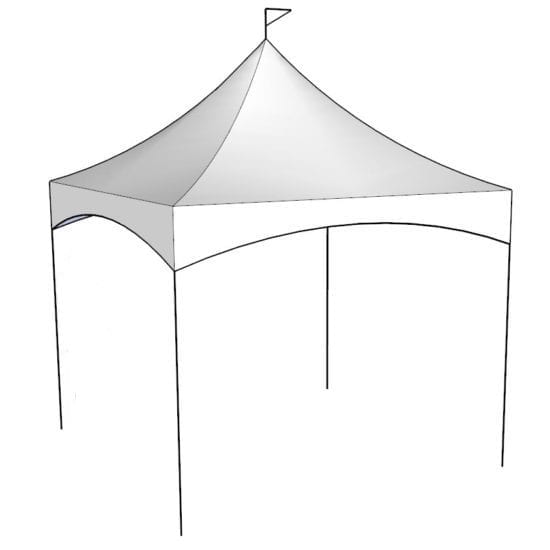 Festival, 10' x 10' White Canopy
