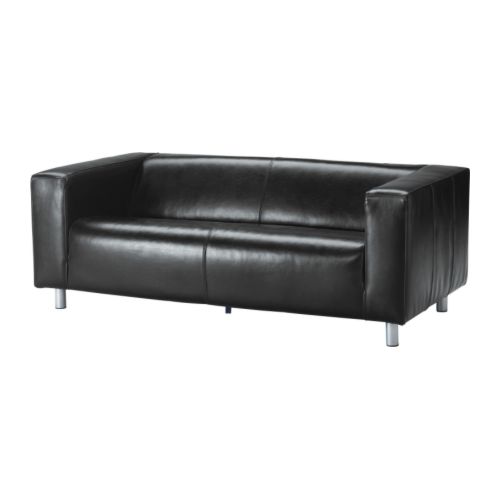 Black Leather Loveseat