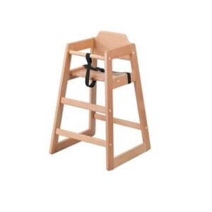 Natural, Wood High Chair