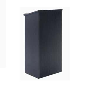 Black Wooden Podium