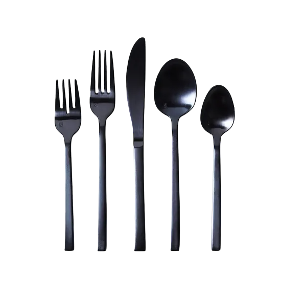 Arezzo, Black Flatware