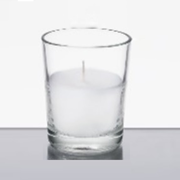 Votive Candle Clear Glass
