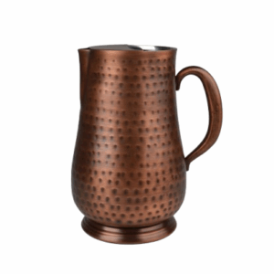 Hammered, 64 oz Copper Water Pitcher