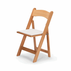 Natural Wood Folding Chair