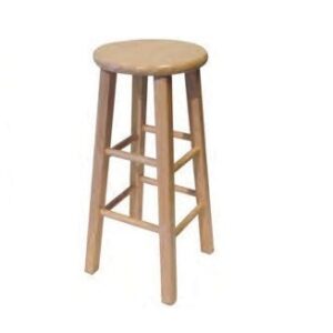 Natural Wood Barstool