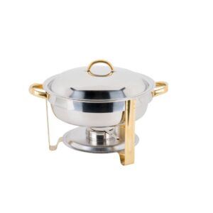 Choice, 4 qt Round Stainless Chafer