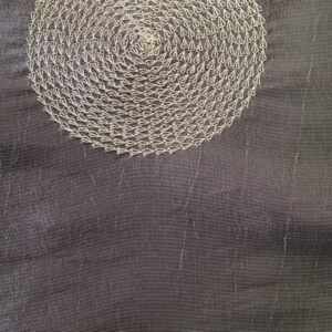 For Sale : Taffeta Circle Silver