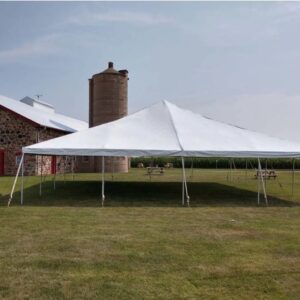 Traditional Frame, 40' x 40' White Canopy (6)