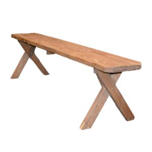 Wood, 6' Cross Legged Picnic Bench