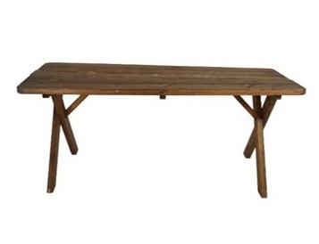 6' Cross Legged Picnic Table