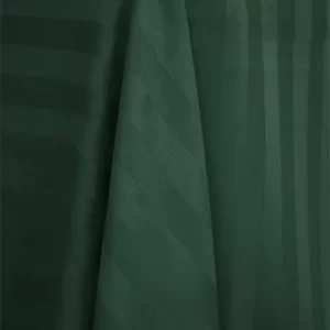 Satin Stripe Hunter Green
